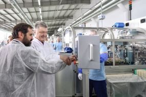 Petr Poroshenko and Michele Guala