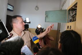 Checking the fire condition of an apartment building