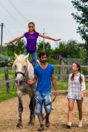 girl  on horseback