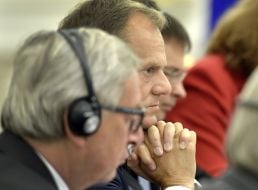 Donald Tusk and Jean-Claude Juncker