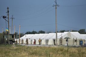Field camp on the training ground