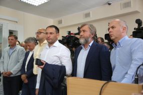 Deputies listen to a court decision