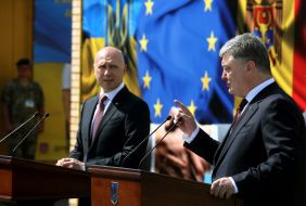 Petr Poroshenko and Pavel Filip