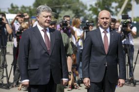 Petr Poroshenko and Pavel Filip