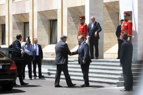 Petr Poroshenko and Georgy Kvirikashvili