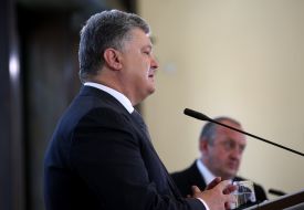 Petr Poroshenko and Georgi Margvelashvili