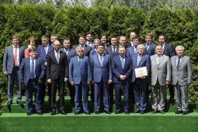 Participants of the solemn meeting of the Cabinet of Ministers of Ukraine