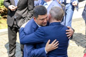 Владимир Гройсман, Леонид Кучма