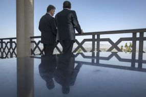 Petr Poroshenko and Georgy Kvirikashvili