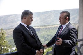 Petr Poroshenko and Georgy Kvirikashvili