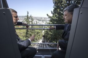 Petr Poroshenko and Georgy Kvirikashvili