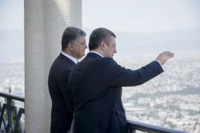 Petr Poroshenko and Georgy Kvirikashvili