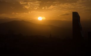 Sunset in Tbilisi