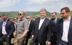 Petr Poroshenko and Georgi Margvelashvili