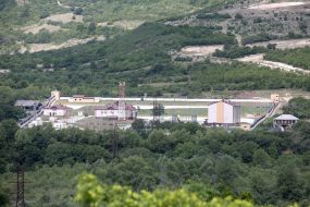 Border of Georgia and occupied South Ossetia