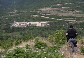 Border of Georgia and occupied South Ossetia