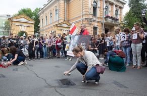 Rally in memory of Pavel Sheremet
