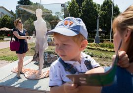 Opening of the art object "Transformation"