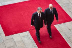 Petr Poroshenko and Alexandr Lukashenko