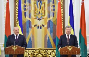 Petr Poroshenko and Alexandr Lukashenko