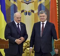 Petr Poroshenko and Alexandr Lukashenko