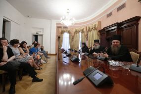 Meeting with the delegation of the Athonite Monastery Kutlumus