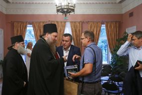 Meeting with the delegation of the Athonite Monastery Kutlumus