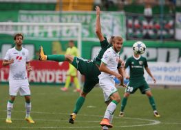 Игровой момент матча