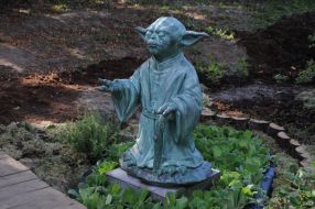 Sculpture of Master Yoda