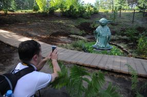 Sculpture of Master Yoda