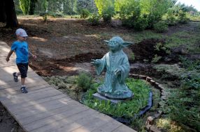 Sculpture of Master Yoda