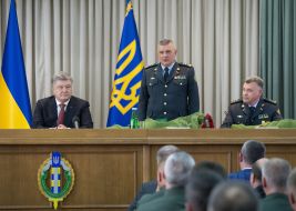 Petr Poroshenko, Victor Nazarenko and Petr Tsigikal