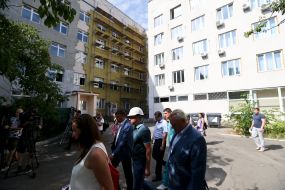 Inspection of reconstruction of the Kyiv city perinatal center