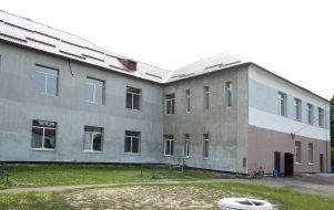 Unfinished school in Berezan