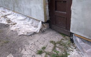 Unfinished school in Berezan