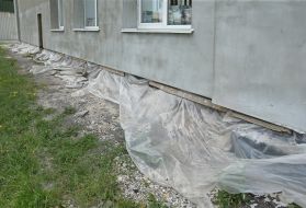Unfinished school in Berezan