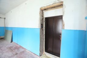 Unfinished school in Berezan