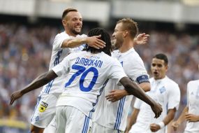 The game moment of the match