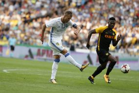 The game moment of the match