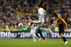 The game moment of the match