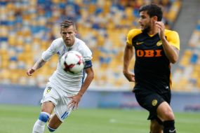 The game moment of the match