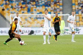 The game moment of the match