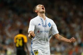 The game moment of the match