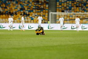 The game moment of the match