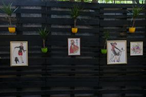 Embroidered paintings