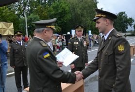 Випуск офіцерів в Житомирському військовому інституті