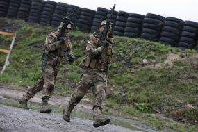 Demonstrative performances of servicemen