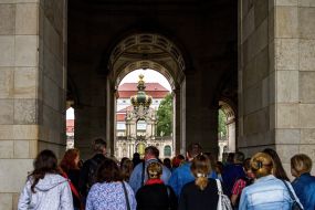 The Zwinger palace in Dresden (Germany)