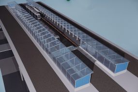 Draft design of the tramway platform