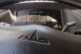 Test of a trolley with an autonomous reserve of the run